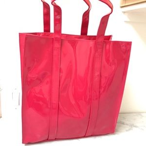 LARGE PATTEN LEATHER TOTE